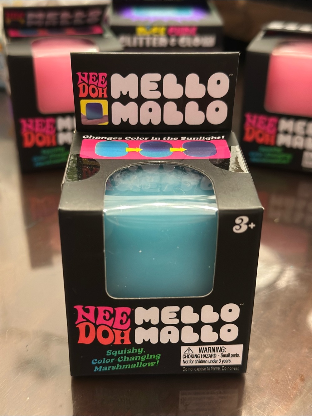 NeeDoh Mello Mallo Color-Changing Squishy Toy - Blue